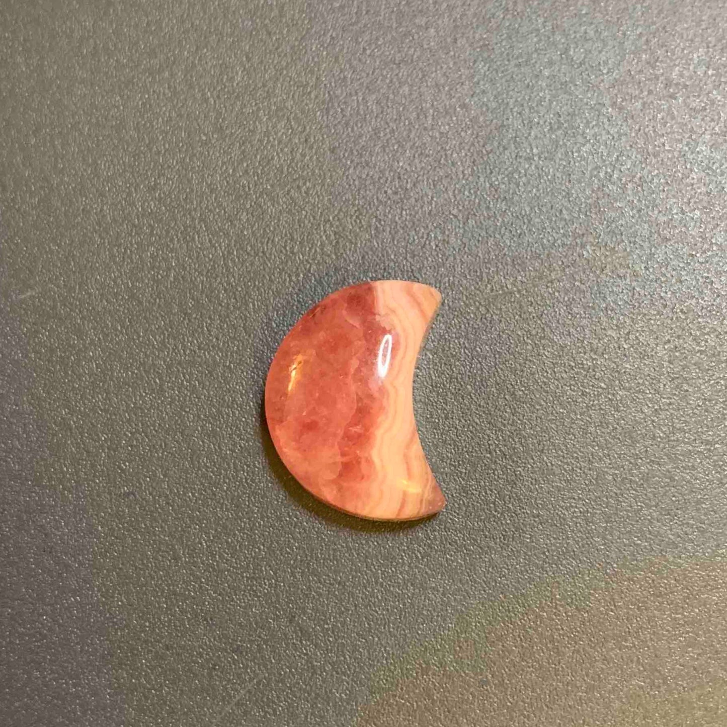 Gemmy Rhodochrosite Moons - Polished Back Side (Flat)