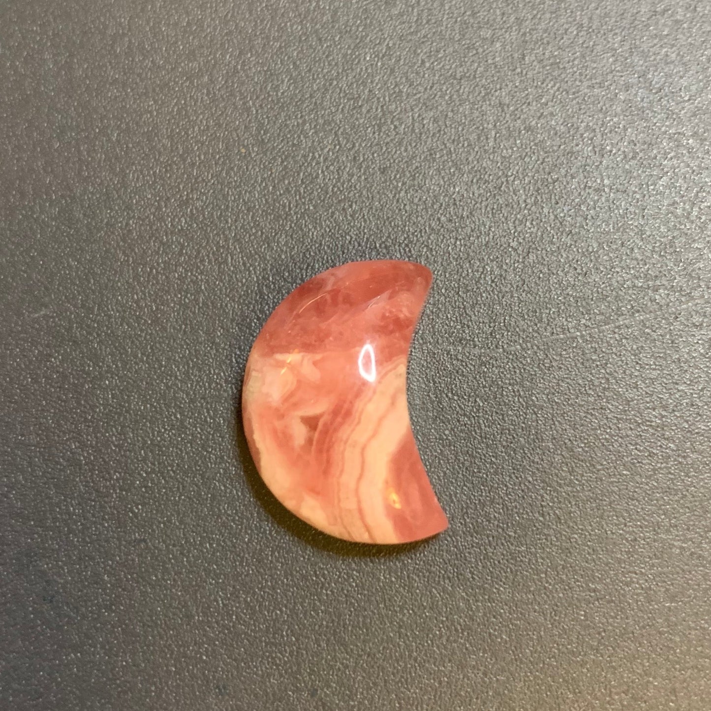 Gemmy Rhodochrosite Moons - Polished Back Side (Flat)