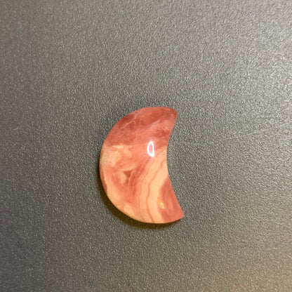 Gemmy Rhodochrosite Moons - Polished Back Side (Flat)