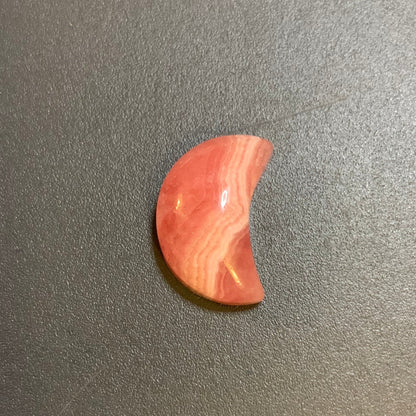 Gemmy Rhodochrosite Moons - Polished Back Side (Flat)