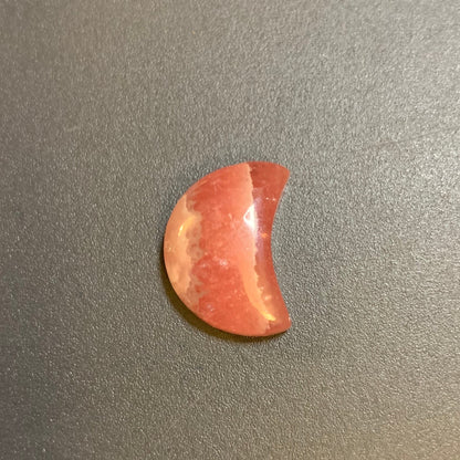 Gemmy Rhodochrosite Moons - Polished Back Side (Flat)