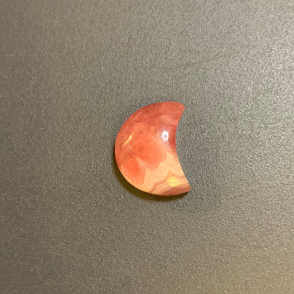 Gemmy Rhodochrosite Moons - Polished Back Side (Flat)