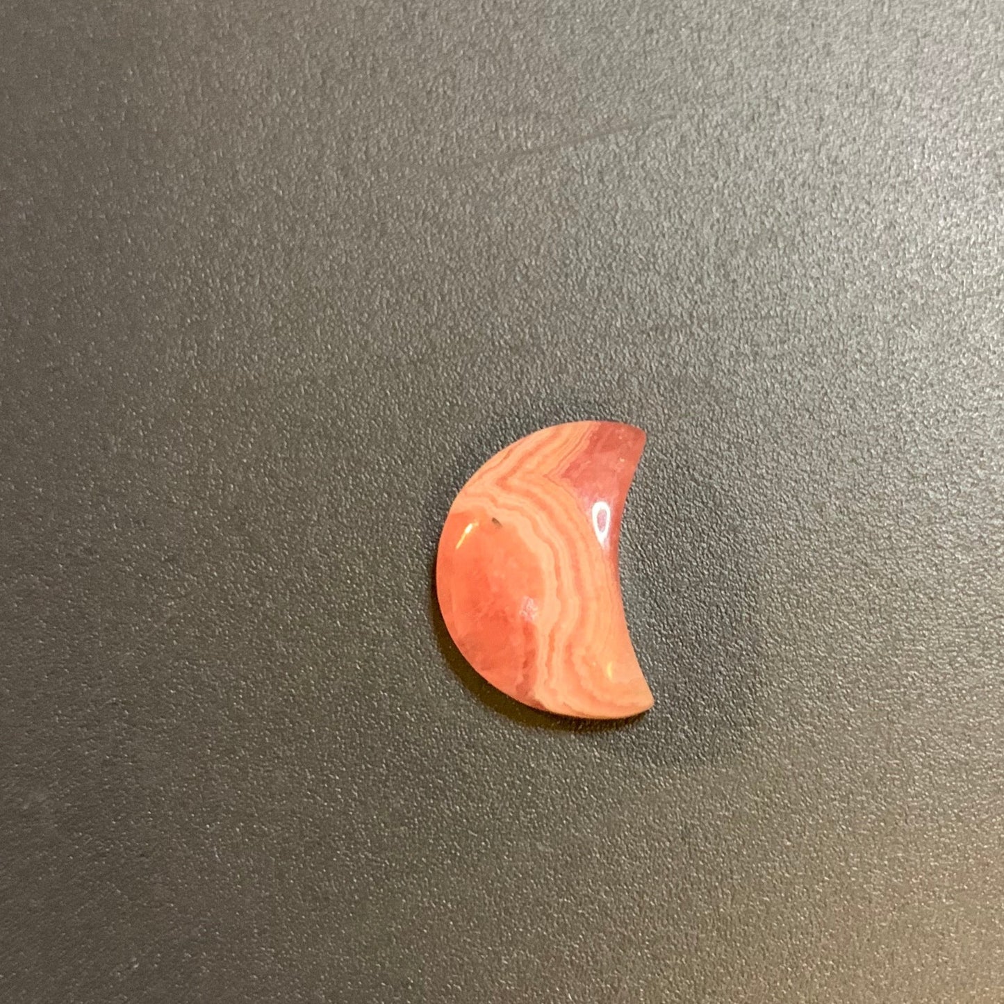 Gemmy Rhodochrosite Moons - Polished Back Side (Flat)