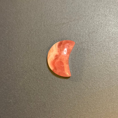 Gemmy Rhodochrosite Moons - Polished Back Side (Flat)