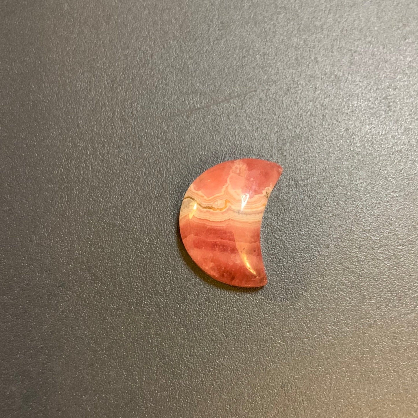 Gemmy Rhodochrosite Moons - Polished Back Side (Flat)