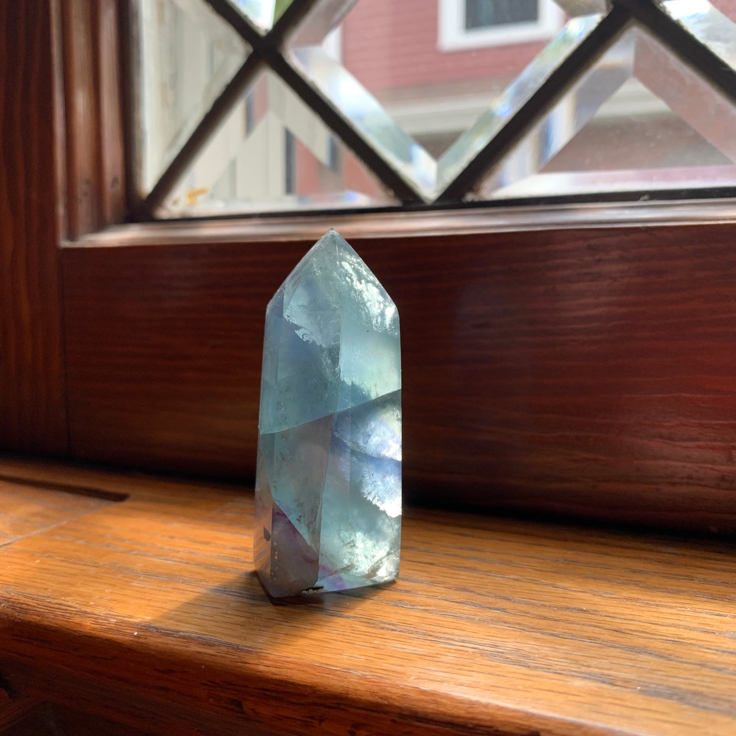 Stunning Clear, Purple + Blue Fluorite Towers