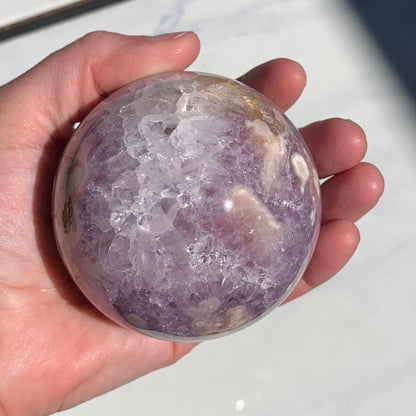 Purple Quartzy Amethyst Sphere