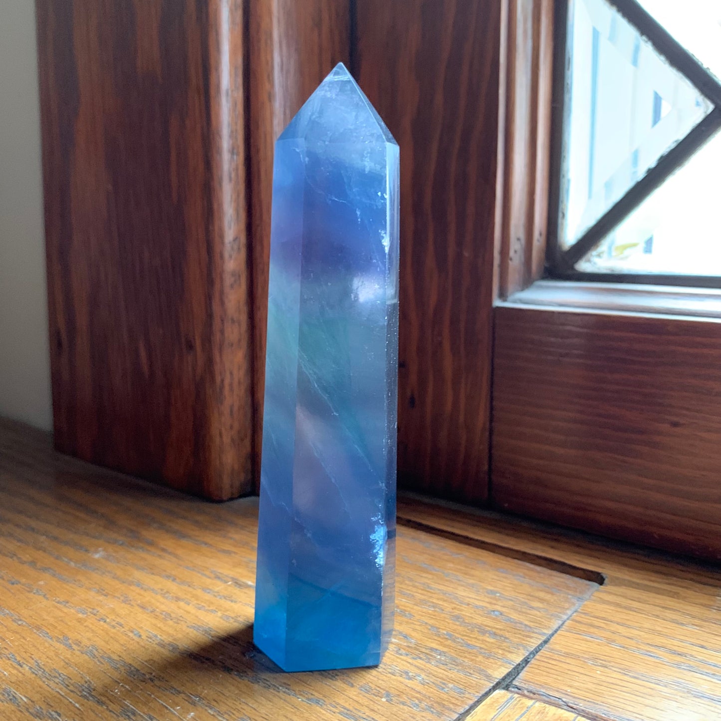 Ocean Blue Banded Fluorite Towers