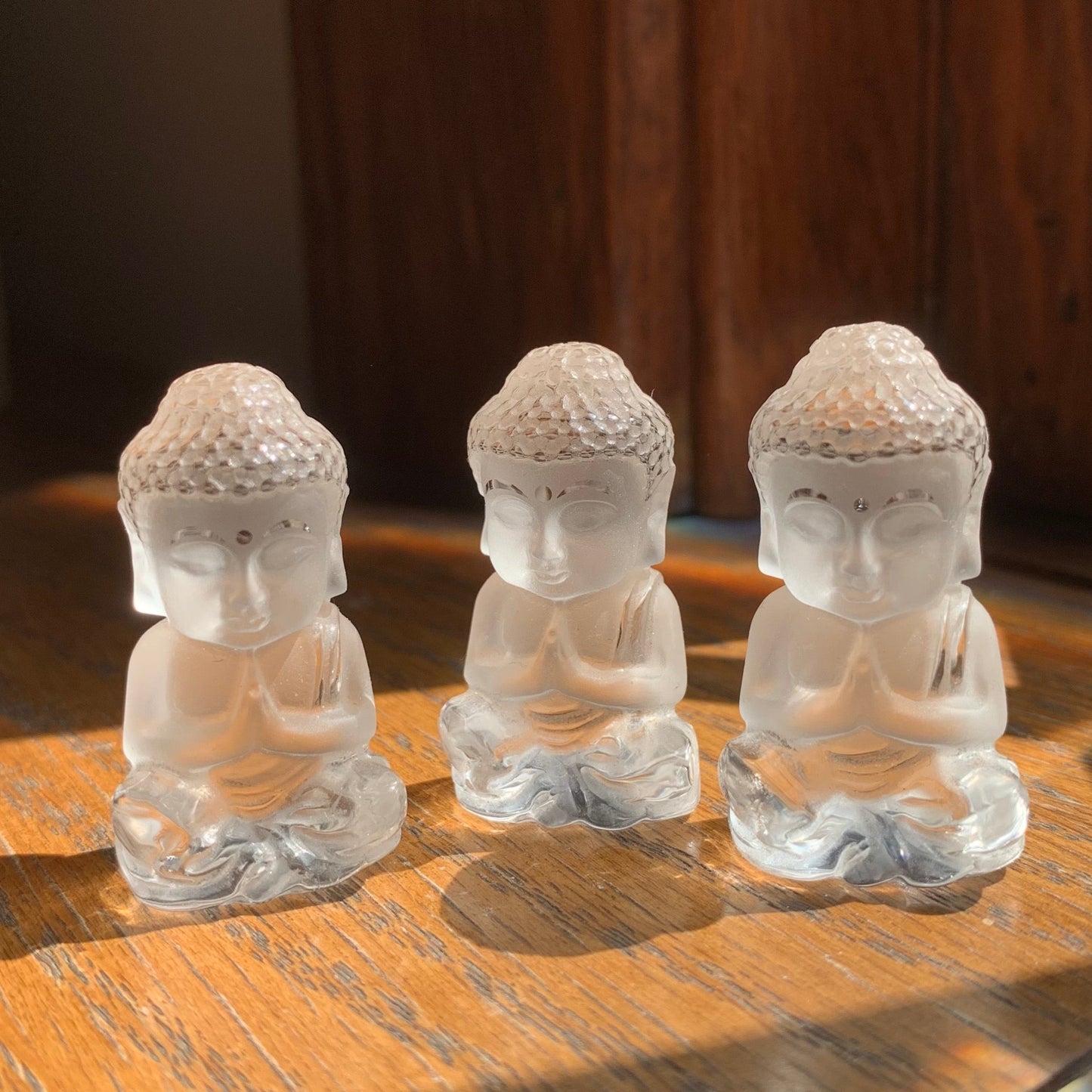 Clear Quartz Mini Buddha