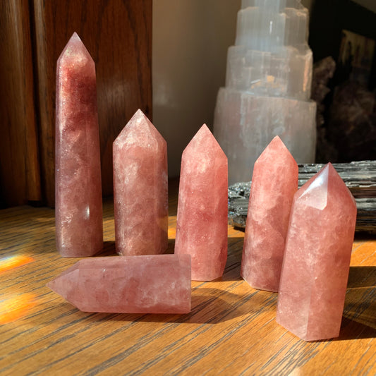 Strawberry Quartz Towers