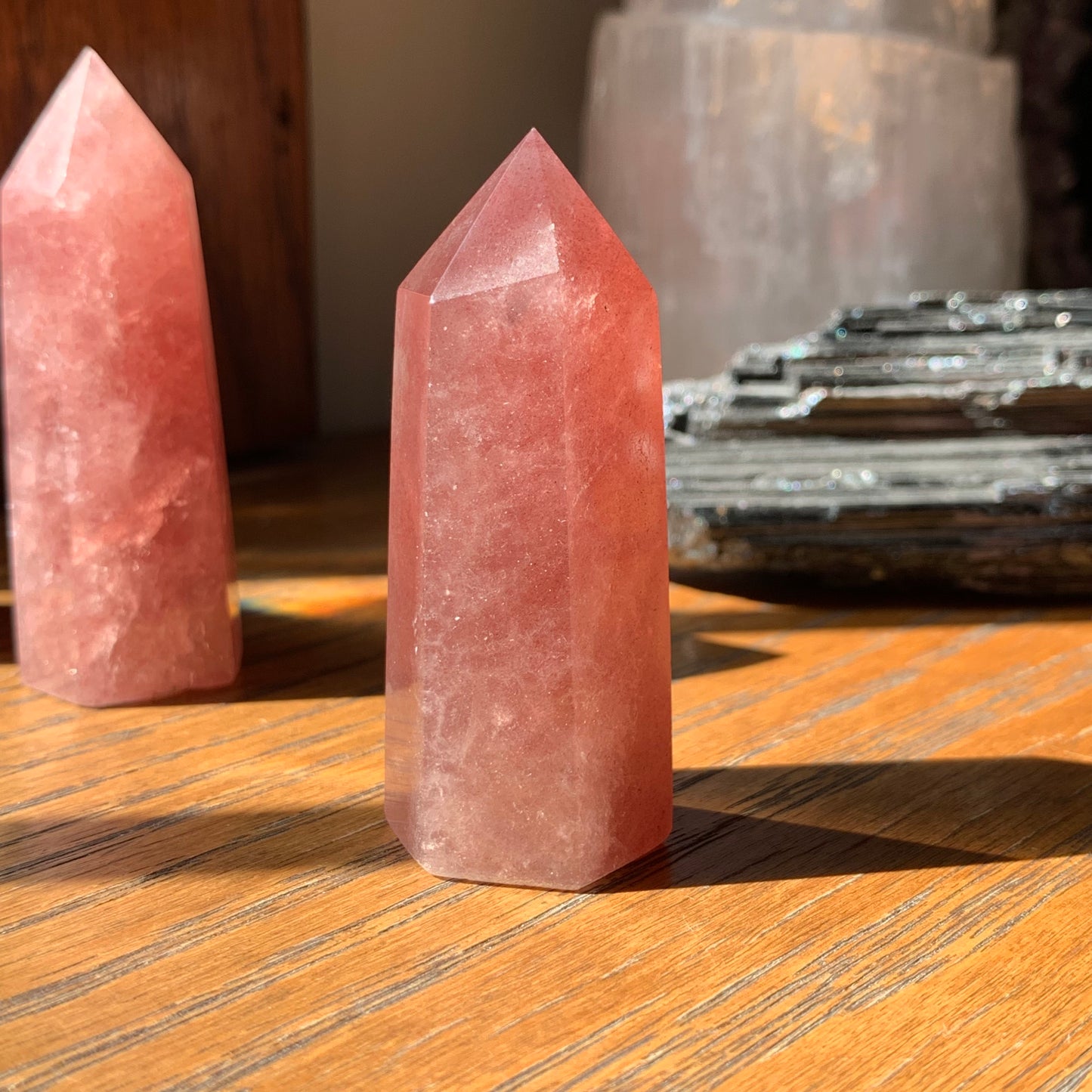 Strawberry Quartz Towers