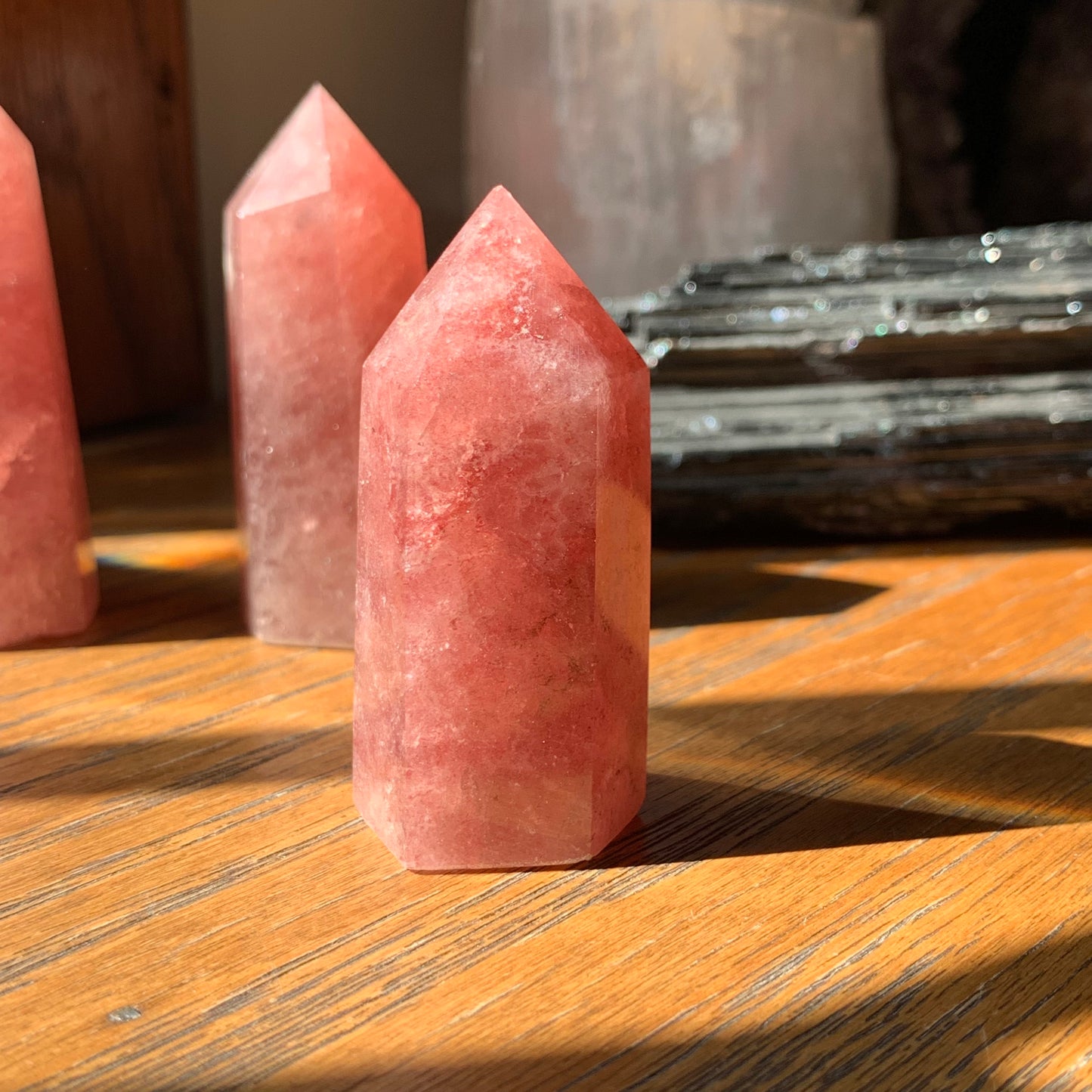 Strawberry Quartz Towers