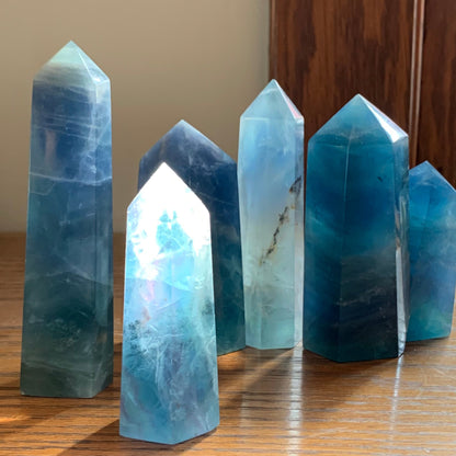 Blue Fluorite Towers