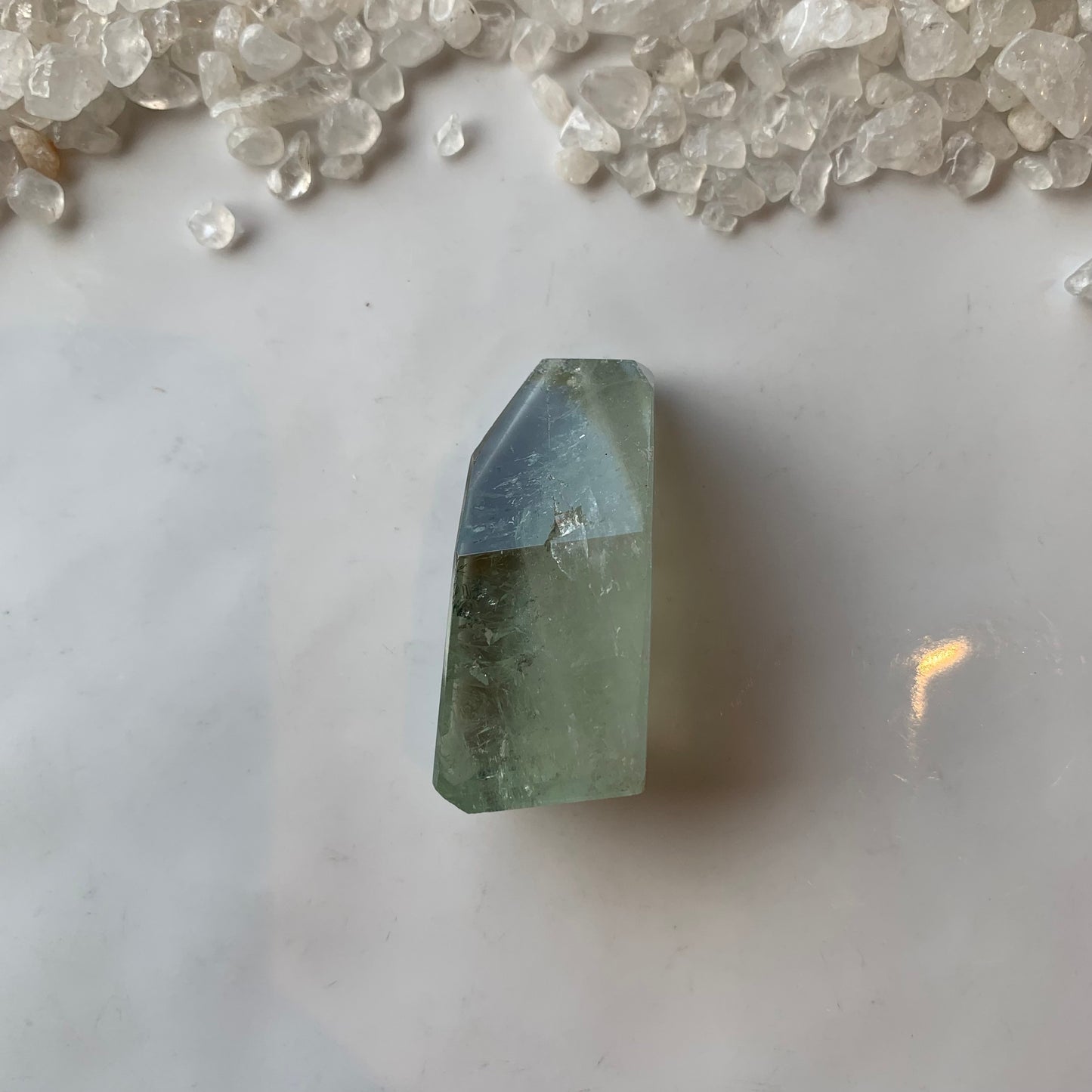 Natural Green Amethyst (Prasiolite) Freeforms