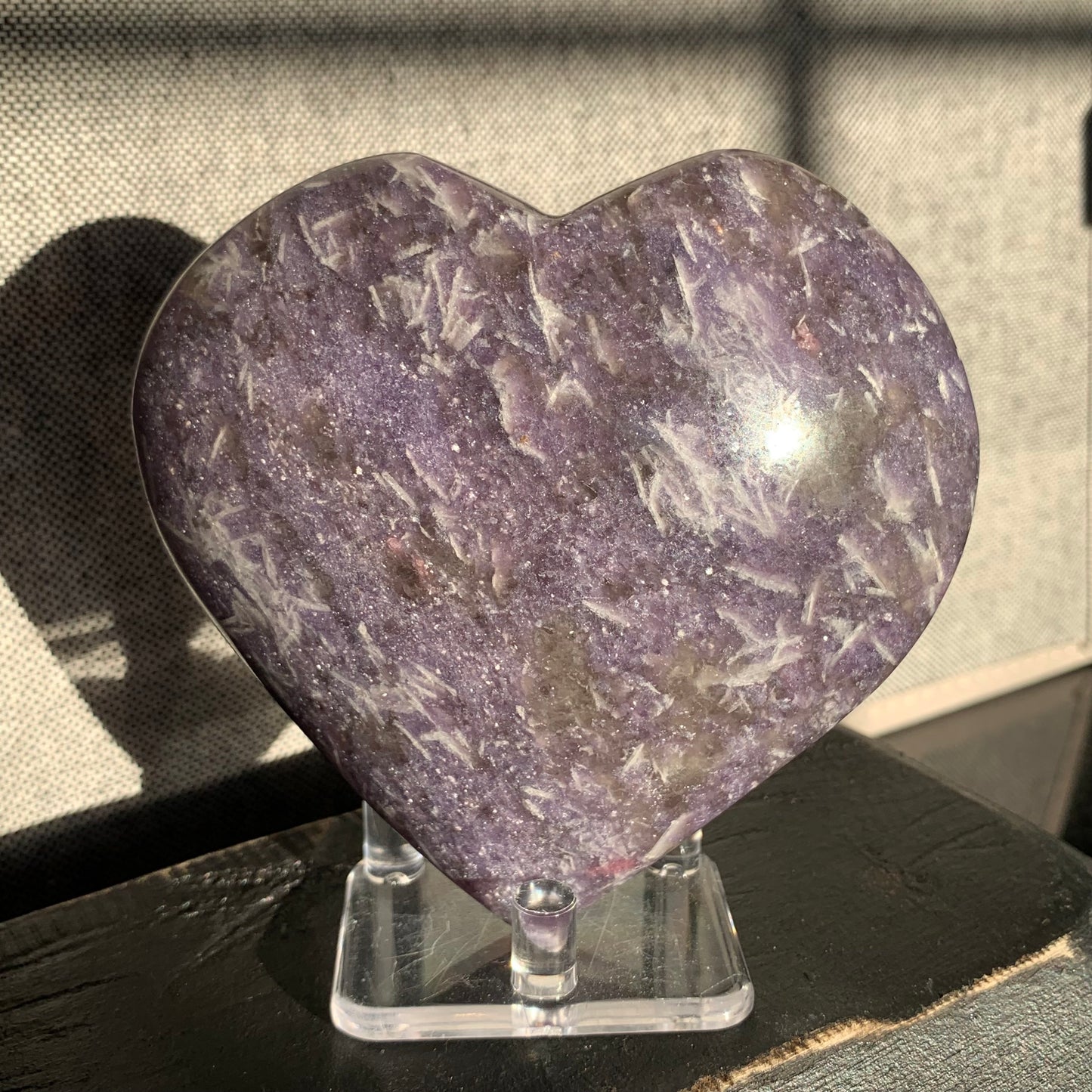 Extra Large Unicorn Stone Heart - OVER 1 LB!