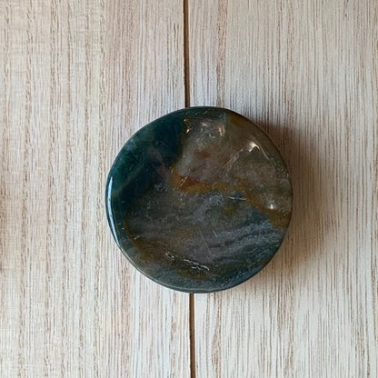 Moss Agate Mini Bowls / Plates