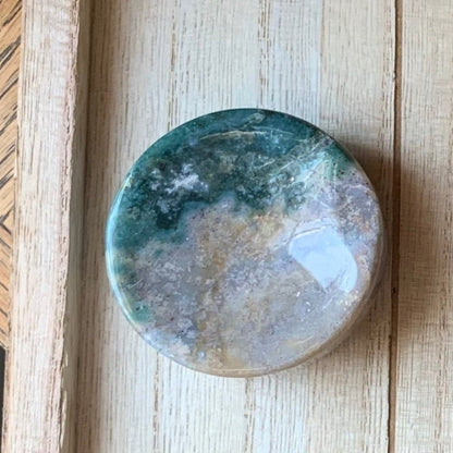 Moss Agate Mini Bowls / Plates