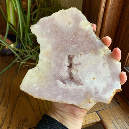 Pink Amethyst Slab // Brazilian High-Quality