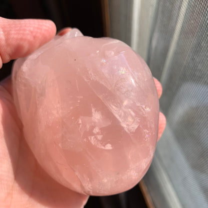 Rose Quartz Skull