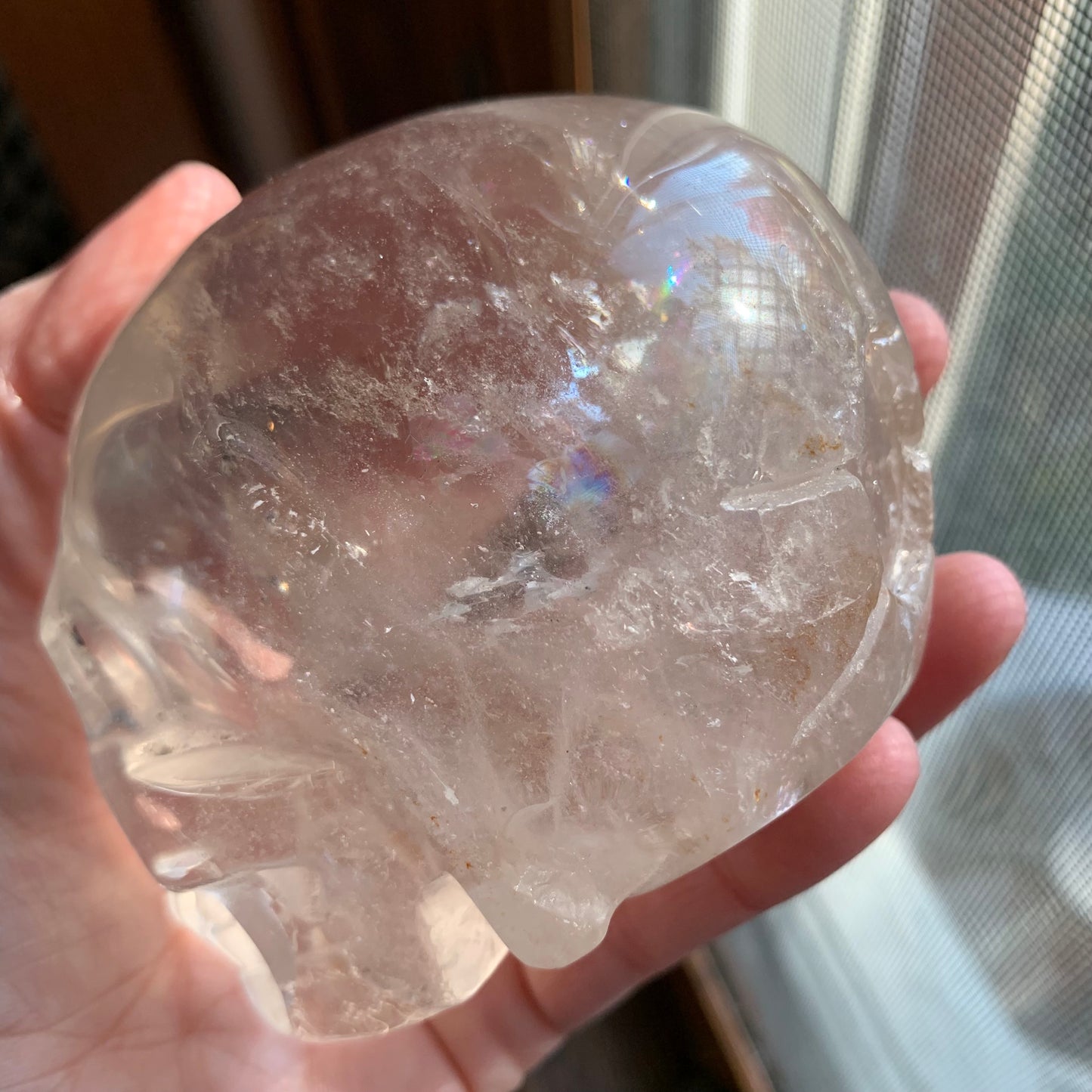 Clear Quartz Skull