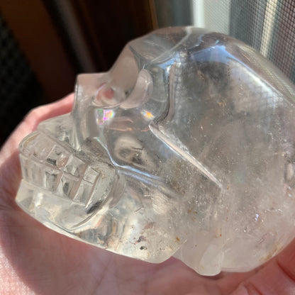 Clear Quartz Skull