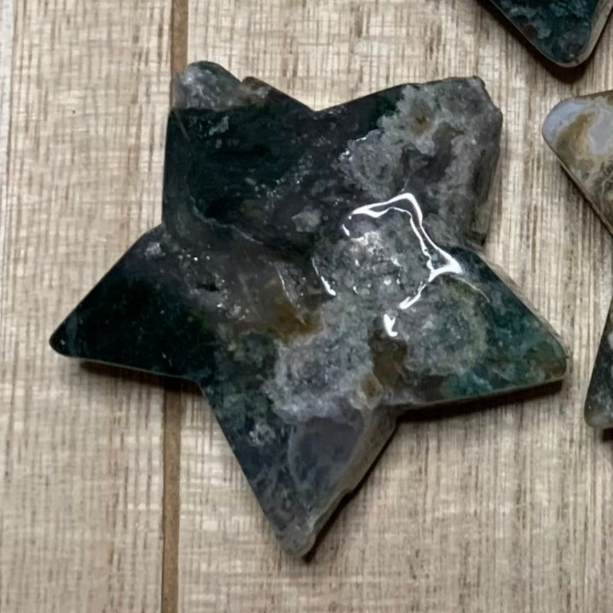 Moss Agate Stars