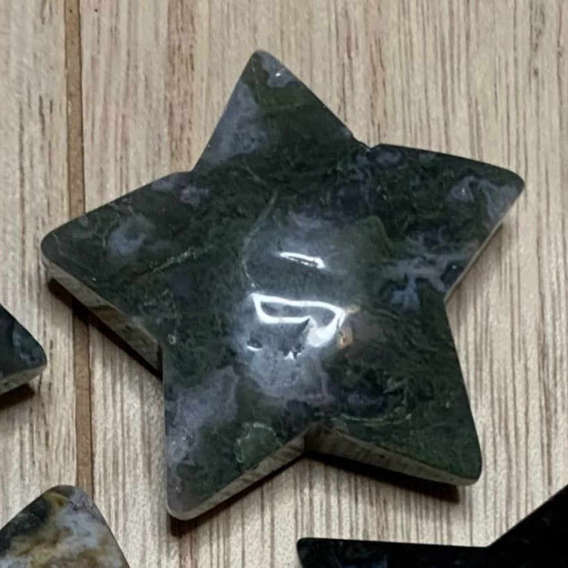 Moss Agate Stars