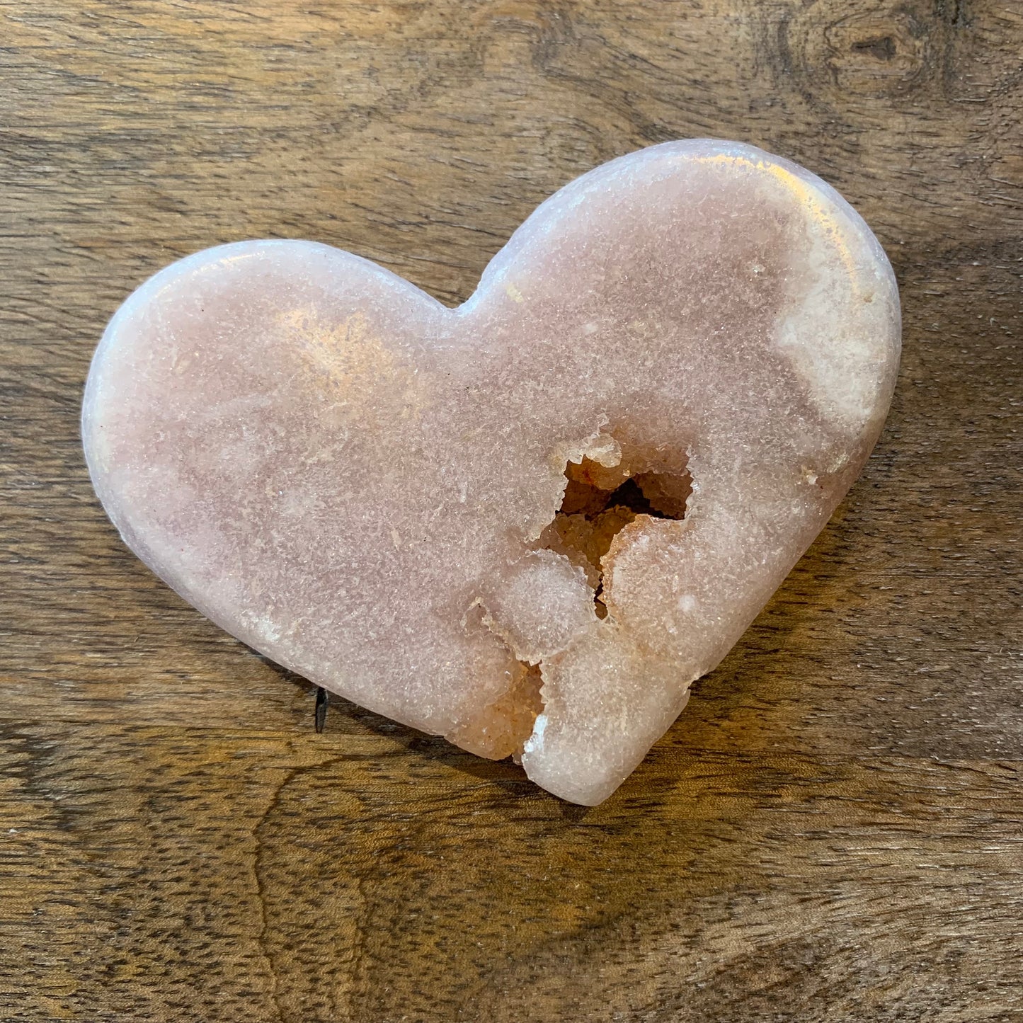 Pink Amethyst Hearts // Brazilian High-Quality