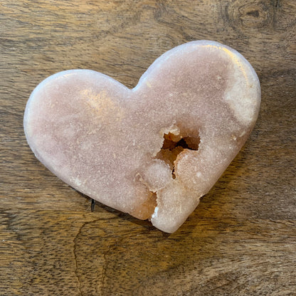 Pink Amethyst Hearts // Brazilian High-Quality