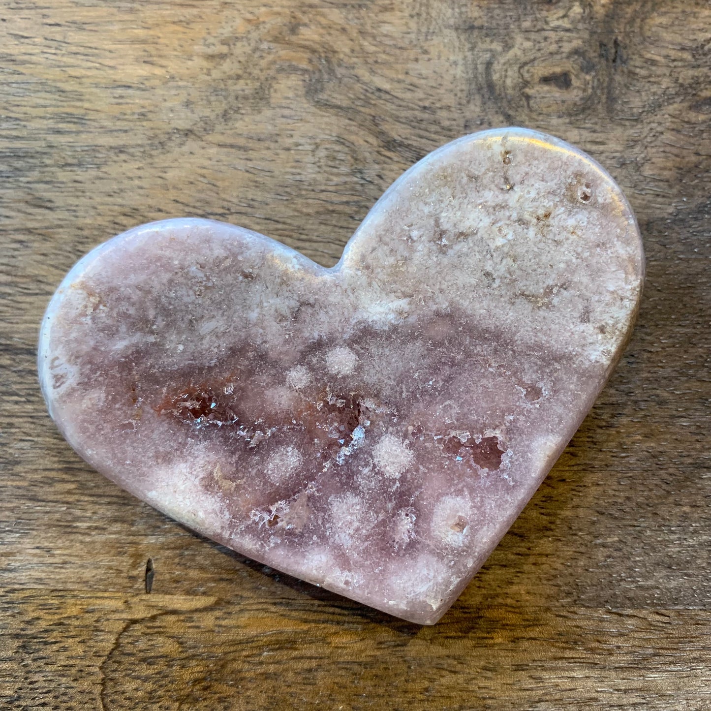 Pink Amethyst Hearts // Brazilian High-Quality