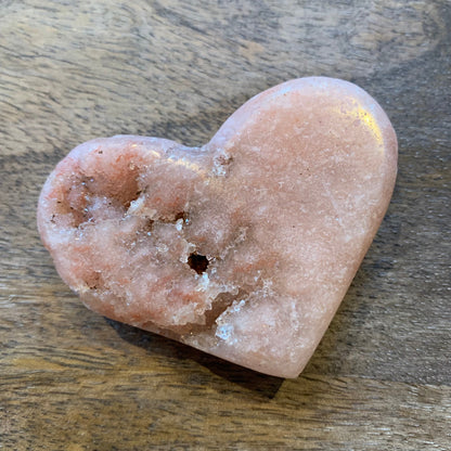 Pink Amethyst Hearts // Brazilian High-Quality