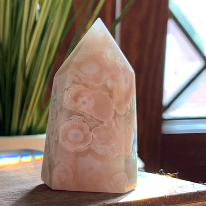 Mini Flower Agate Towers