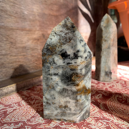 Brazilian Druzy Crazy Lace Jasper Towers