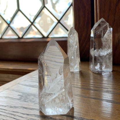 Clear Quartz Tower