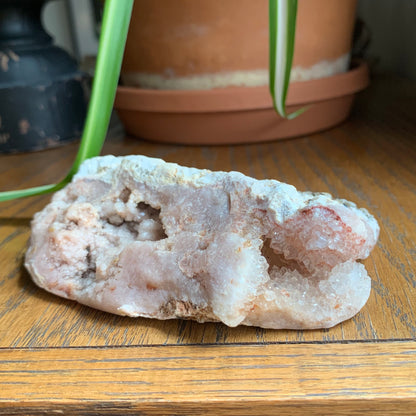 Standing Purple + Pink Amethyst Slab // Perfect for a Desktop // Double-sided Druzy + Sugar