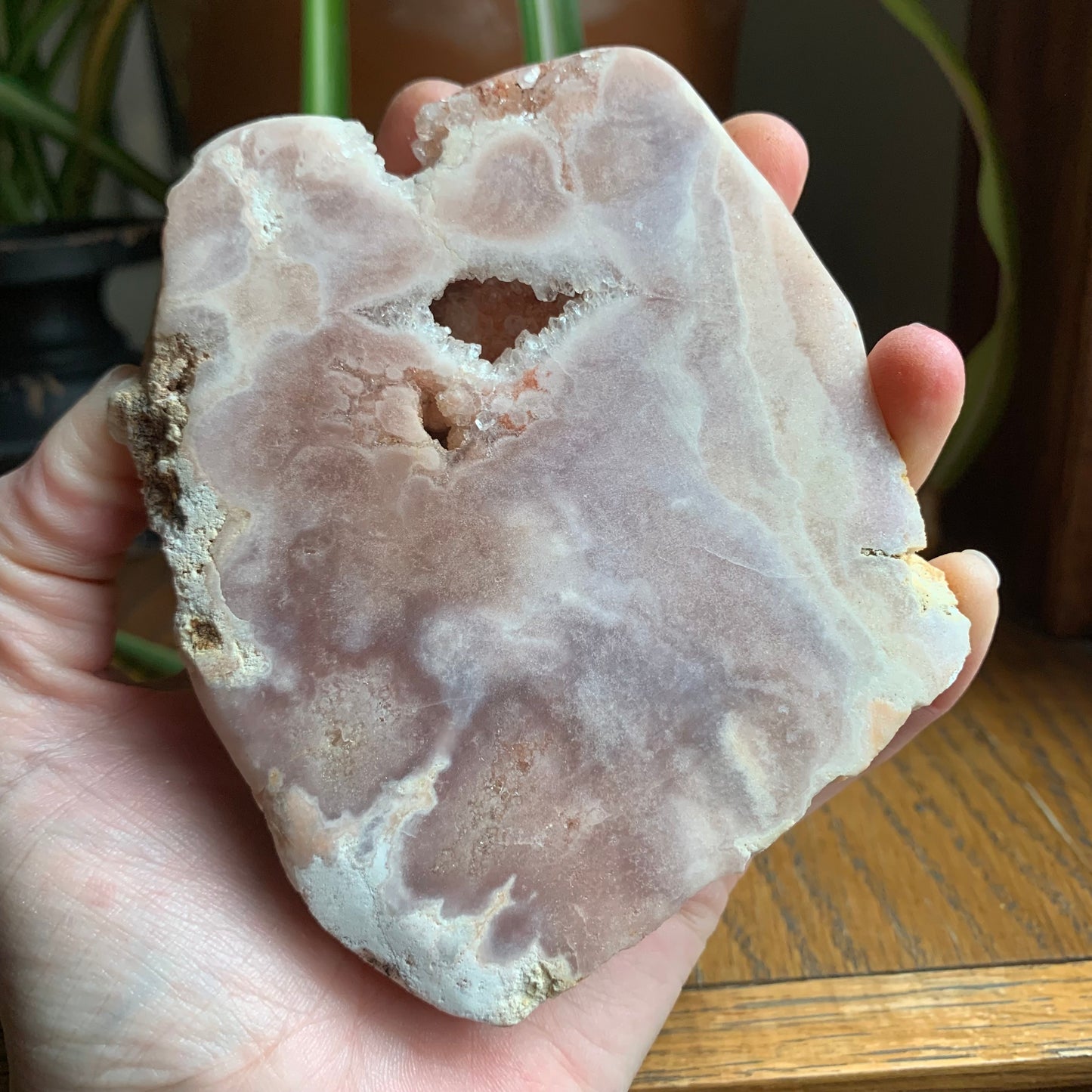 Standing Purple + Pink Amethyst Slab // Perfect for a Desktop // Double-sided Druzy + Sugar