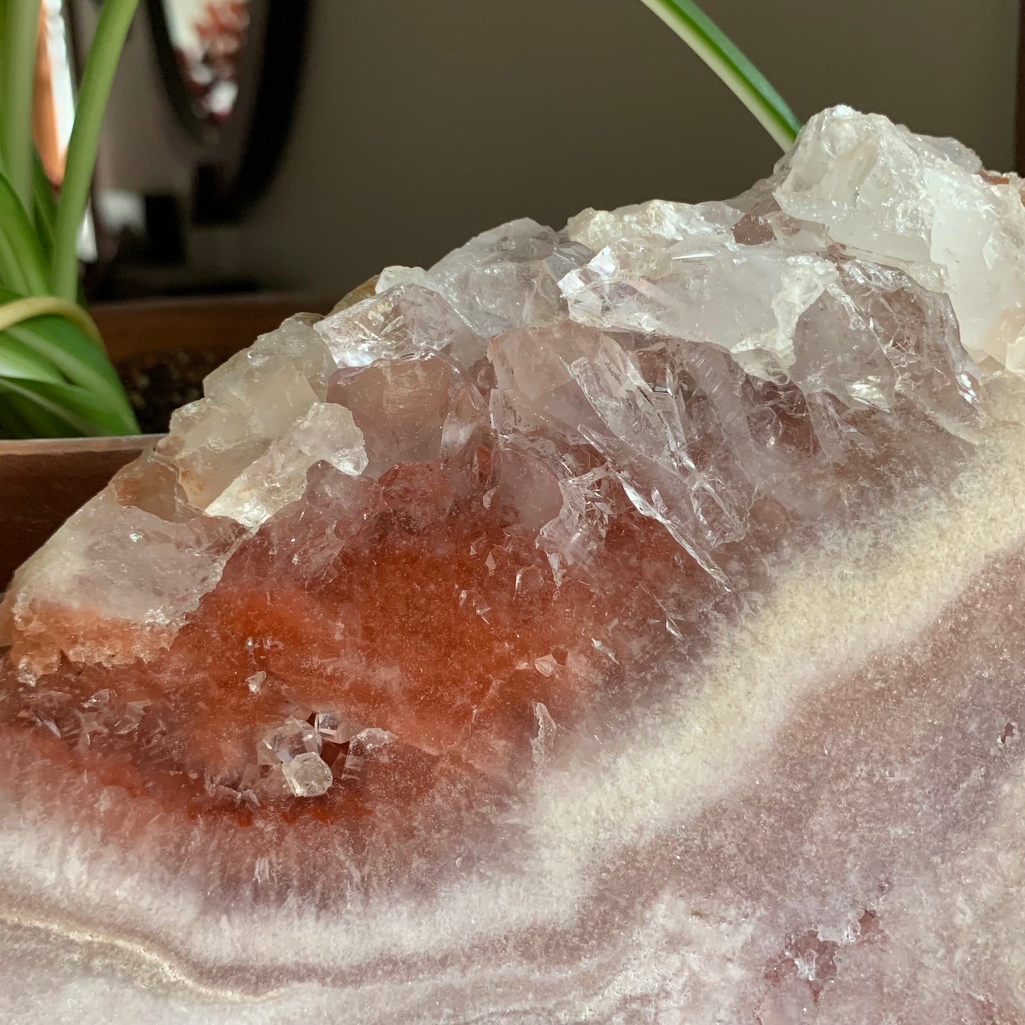 Purple + Pink Amethyst Slab with Druzy // Brazilian High-Quality