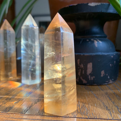 Honey Calcite Towers