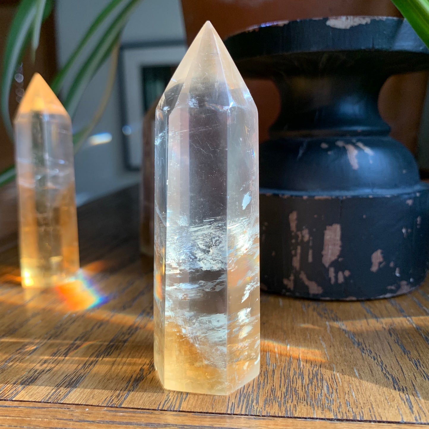 Honey Calcite Towers