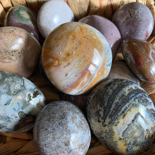 Ocean Jasper Palm Stones