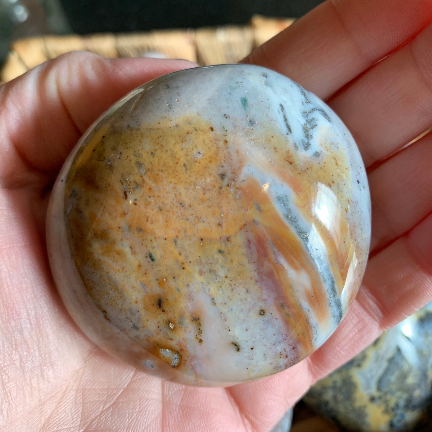 Ocean Jasper Palm Stones