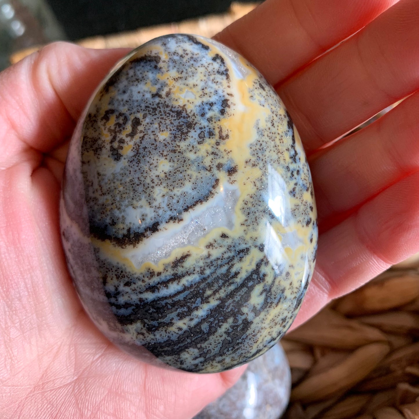 Ocean Jasper Palm Stones