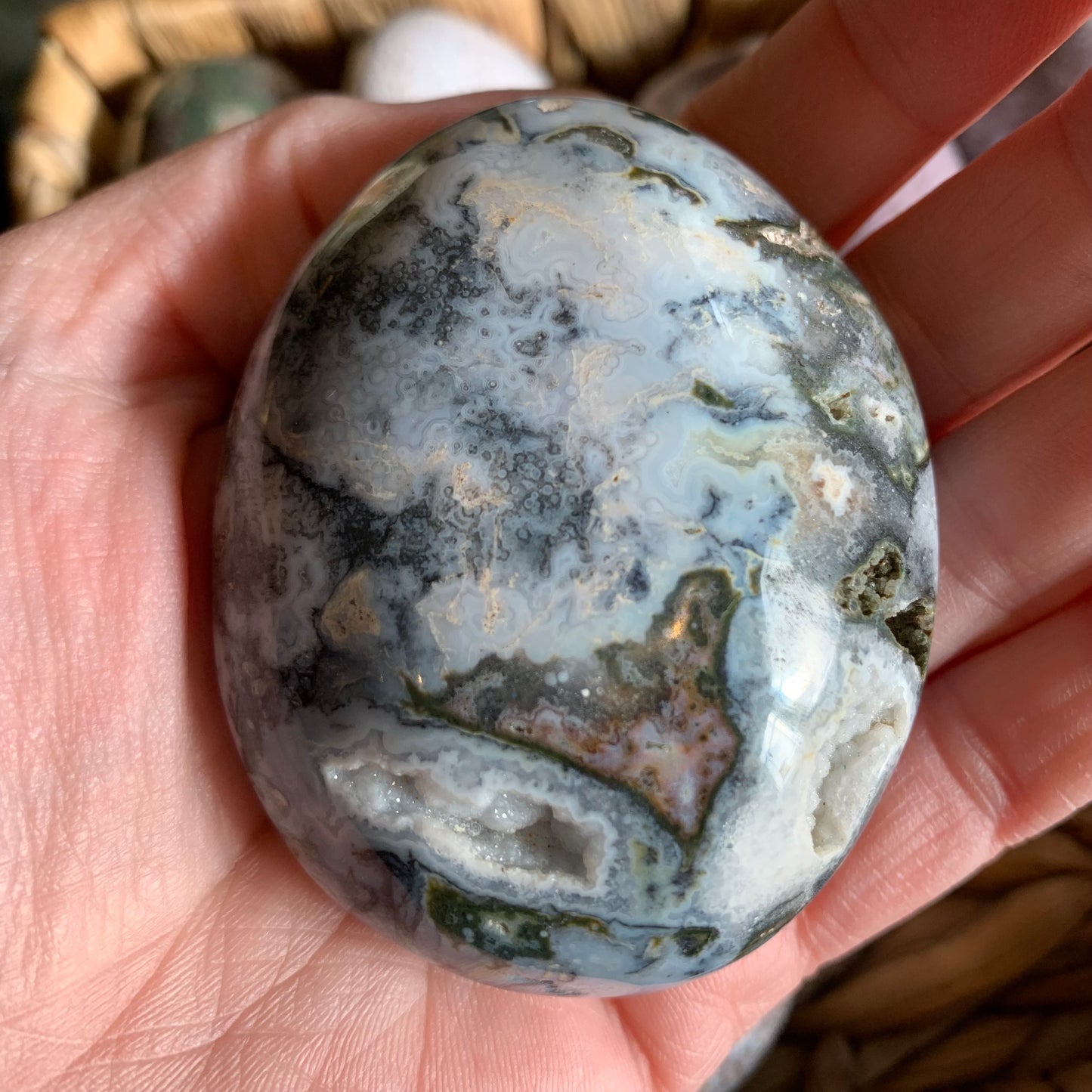 Ocean Jasper Palm Stones