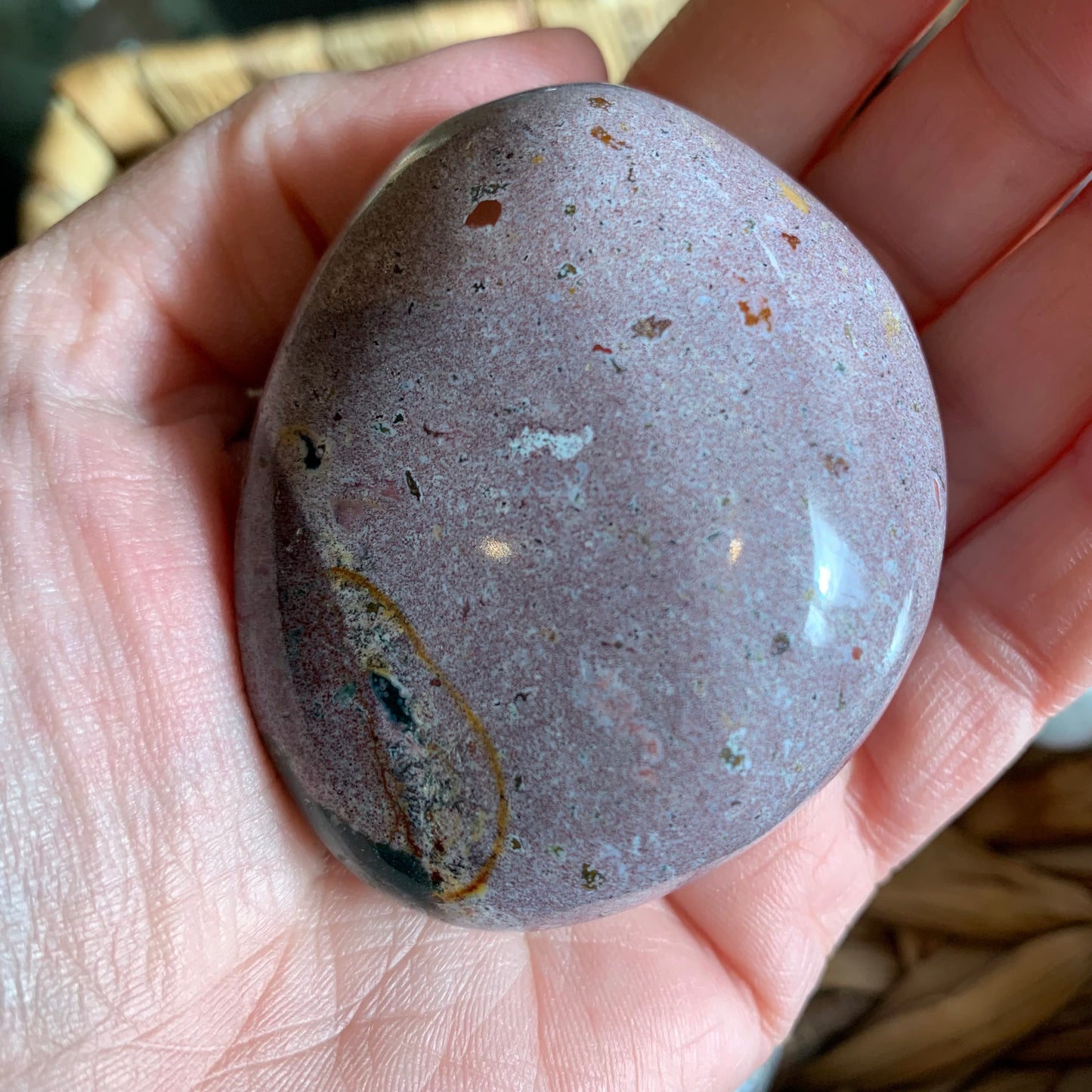 Ocean Jasper Palm Stones