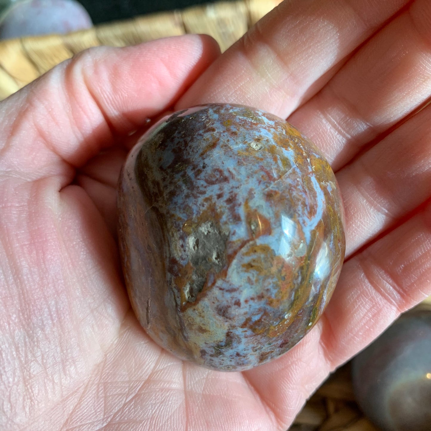 Ocean Jasper Palm Stones