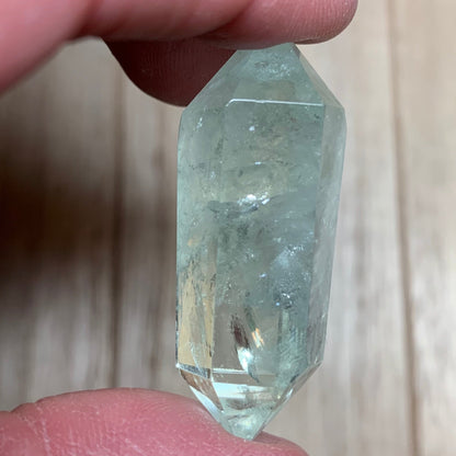 Natural Green Amethyst (Prasiolite) Double Terminated Points