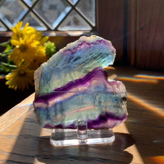 Rainbow Fluorite Mini Slab