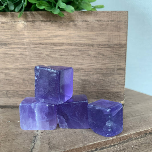 Purple Fluorite Cubes