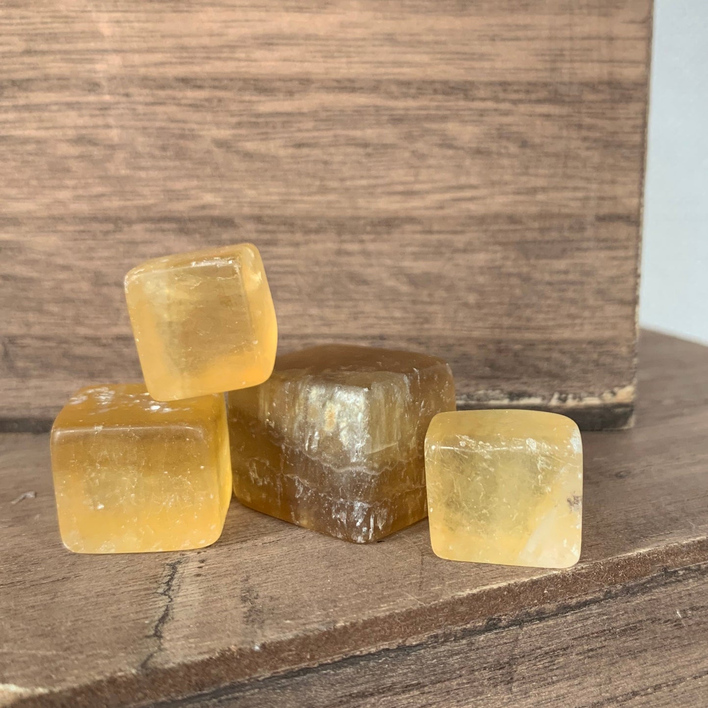 Yellow Fluorite Cubes