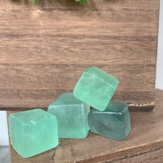 Green Fluorite Cubes